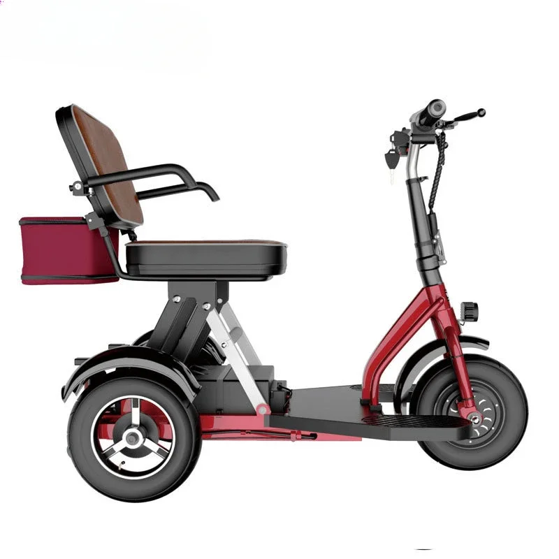 Folding Electric Scooter - Elektryczny trójkołowy skuter dla seniorów, składany