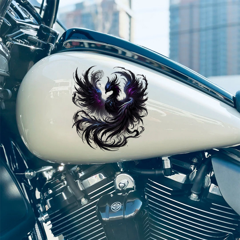 1PC Black Phoenix Naklejki mot – Scooter Helmet Set recenzja i cena