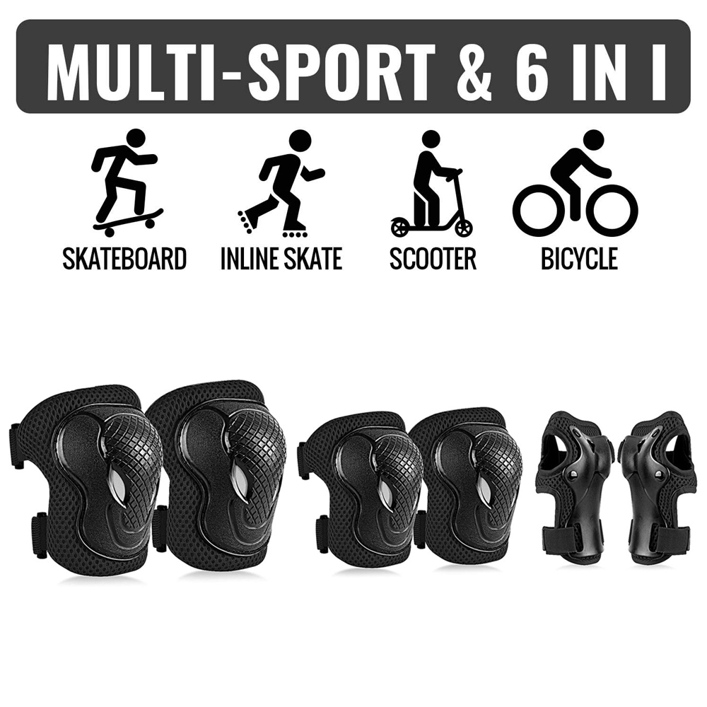 GOMOREON 6 sztuk/zestaw dzieci – Scooter Helmet Set recenzja i cena