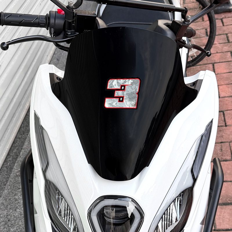 1 szt. Naklejki motocyklowe z  – Scooter Helmet Set recenzja i cena